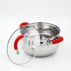 Кастрюля Доляна «Вернер», 2.5 л, d=18 см, с крышкой, капсульное дно, индукция, нержавеющая сталь - Фото 3