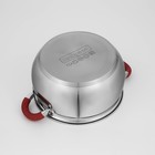 Кастрюля Доляна «Вернер», 3.5 л, d=20 см, с крышкой, капсульное дно, нержавеющая сталь, индукция - Фото 6