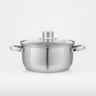 Кастрюля Доляна «Сильве», 2.3 л, d=18 см, капсульное дно, индукция, нержавеющая сталь - Фото 2