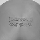 Набор кастрюль из нержавеющей стали Доляна «Сильве», 3 предмета: 2.3 л, 3.2 л, 4.2 л, крышки - Фото 4