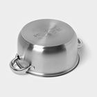 Набор кастрюль Доляна «Сильве», 4 предмета: 1.5 л, 2 л, 3 л, 4 л, d=16/18/20/22 см, крышки, индукция, нержавеющая сталь - Фото 9