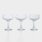 Набор стеклянных бокалов для шампанского Bistro, 260 мл, 3 шт - Фото 1