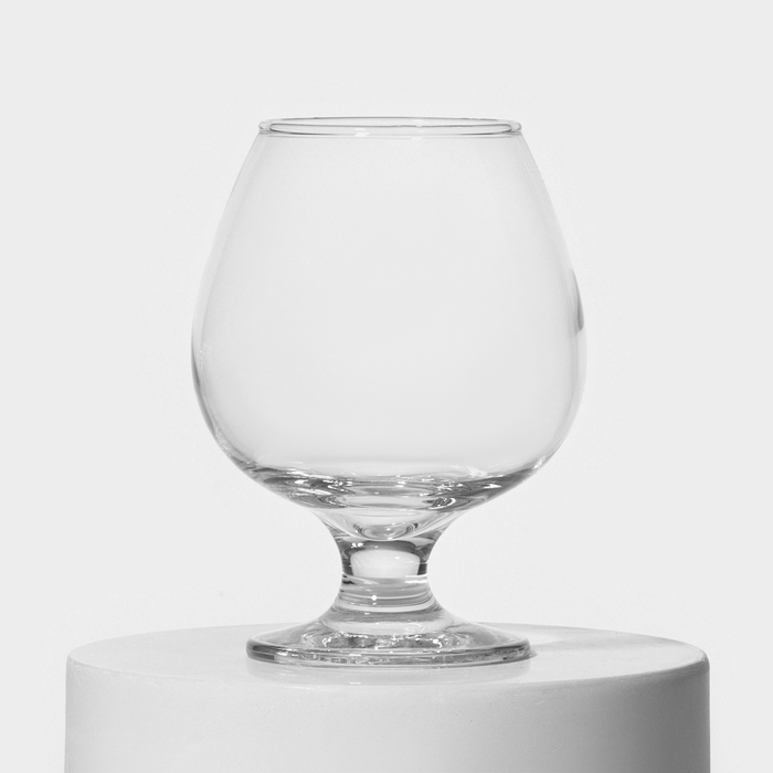 Набор стеклянных бокалов для коньяка Bistro, 385 мл, 6 шт - фото 1918624454