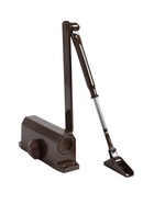 Доводчик дверной ТУНДРА d=40BR, до 40 кг, коричневый - Фото 6