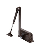 Доводчик дверной ТУНДРА d=40BR, до 40 кг, коричневый - Фото 7