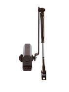 Доводчик дверной ТУНДРА d=40BR, до 40 кг, коричневый - Фото 8