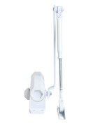 Доводчик дверной ТУНДРА d=60WW, до 60 кг, белый - Фото 21