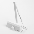 Доводчик дверной ТУНДРА d=60WW, до 60 кг, белый - Фото 5