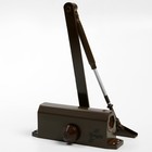 Доводчик дверной ТУНДРА d=60BR, до 60 кг, коричневый - Фото 6