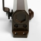 Доводчик дверной ТУНДРА d=60BR, до 60 кг, коричневый - Фото 7