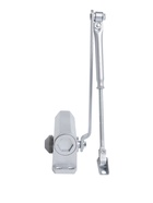 Доводчик дверной ТУНДРА d=60SL, до 60 кг, цвет серебро - Фото 8