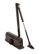 Доводчик дверной ТУНДРА d=80BR, от 45-70 кг, коричневый - Фото 6