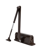 Доводчик дверной ТУНДРА d=80BR, от 45-70 кг, коричневый - Фото 7