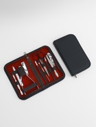 Набор маникюрный, 10 предметов, в футляре, тёмно-серый - Фото 3