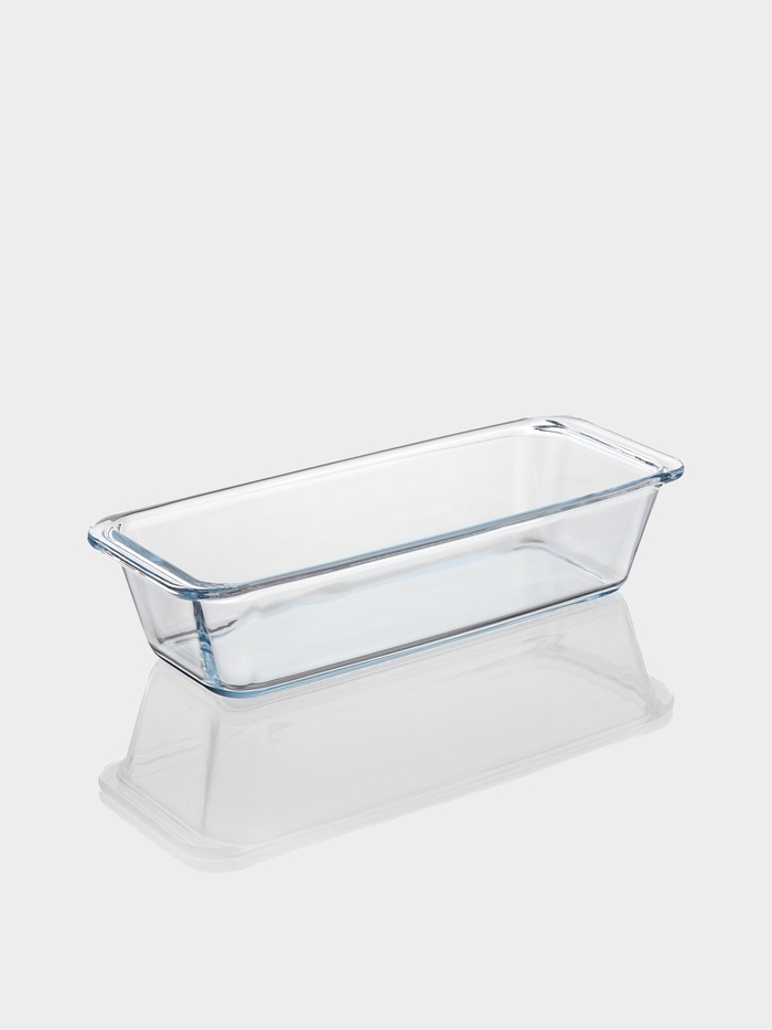 Форма для запекания Paşabahçe Borcam, 1.5 л, прямоугольная, жаропрочное стекло, прозрачная - Фото 1