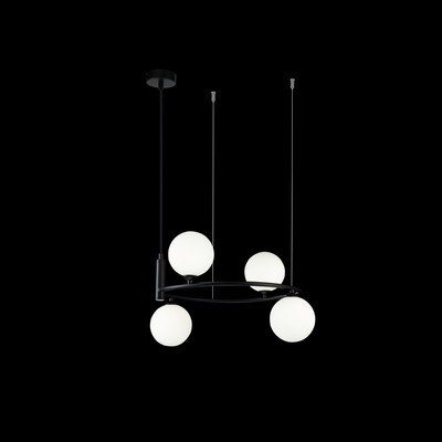 Светильник подвесной Maytoni MOD013PL-04B, 4хG9, 25Вт, 39х43,5х184 см, цвет чёрный
