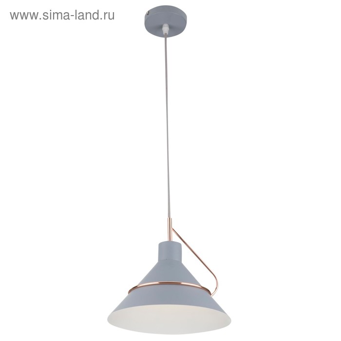 Светильник Amis 1x60Вт E27 серый - Фото 1