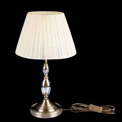 Настольная лампа Peta 1x40Вт E14 бронза