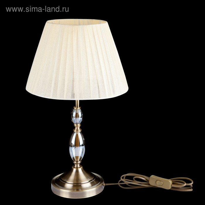 Настольная лампа Peta 1x40Вт E14 бронза