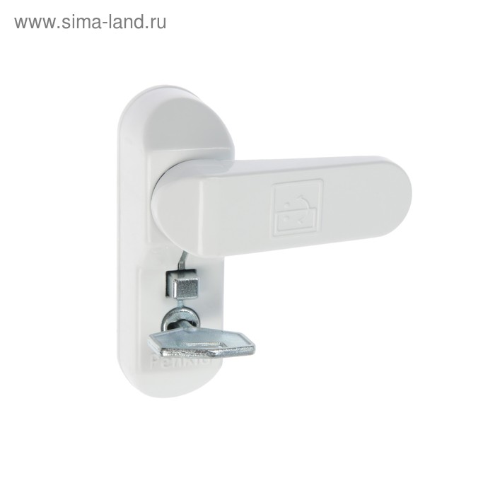 Замок блокирующий для окон Penkid Sash Lock, с ключом, белый