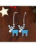 Елочные игрушки «Олени», 2 шт. - Фото 2