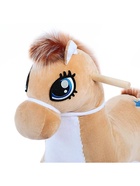 Качалка «Лошадка: Звёздочка», музыкальная, бежевая, цвет звёзд МИКС - Фото 5