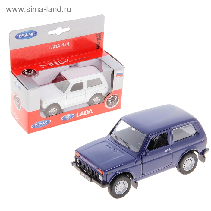 Модель машины Lada, масштаб 1:34-39, цвета МИКС - Фото 1