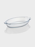 Утятница овальная Paşabahçe, 2,6/1.3 л, с крышкой-формой для запекания, жаропрочное стекло, прозрачная - Фото 2