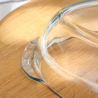 Утятница овальная из жаропрочного стекла, 2,6/1,3 л, с крышкой-формой для запекания - Фото 5