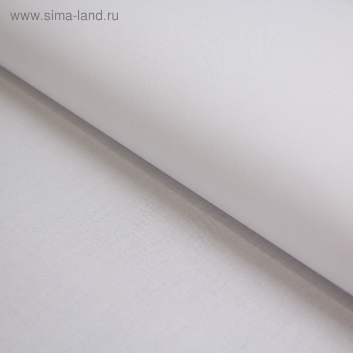 Дублерин на тканевой основе, воротничковый жёсткий, ширина 90 см, цвет белый - Фото 1