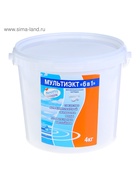 Средство для комплексной обработки воды бассейнов Мультиэкт 6в1, картридж, 4 кг - Фото 4