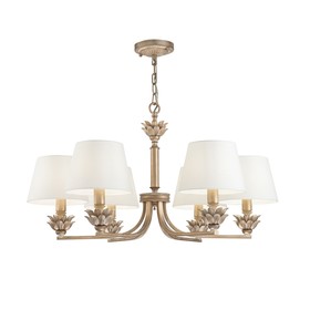 Люстра Maytoni H003PL-06MG, 6хE14, 40Вт, 73х73х141 см, цвет золото