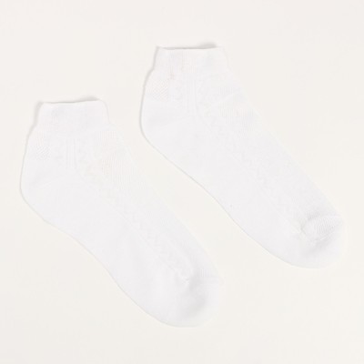 Носки женские, укороченные цвет белый, р-р 23
