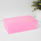 Органайзер для ниток, 42 ячейки, 23.5×13.5×6.5 см, МИКС - Фото 6