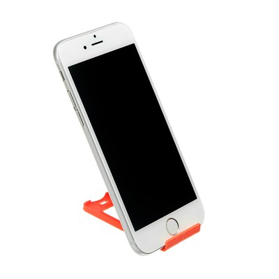 Подставка для телефона LuazON, складная, регулируемая высота, оранжевая