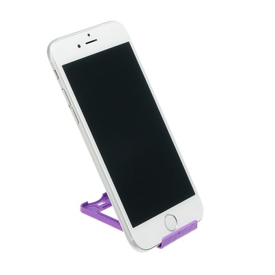 Подставка для телефона LuazON, складная, регулируемая высота, фиолетовая