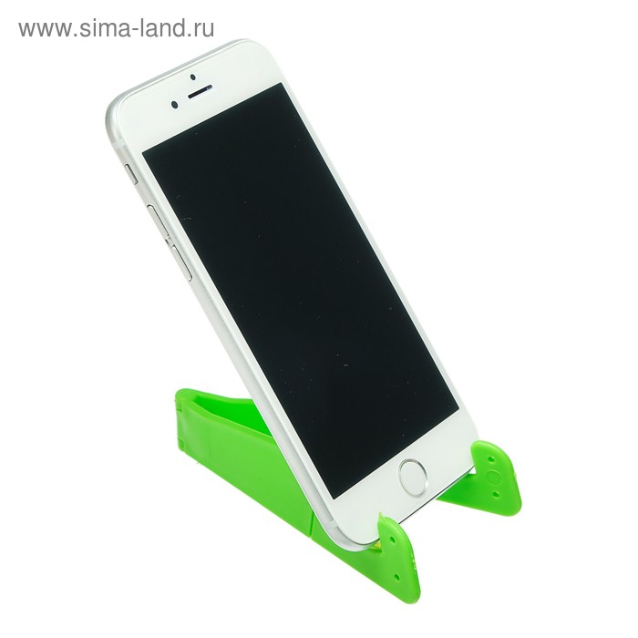 Подставка для телефона LuazON, складная, в форме уголка, зелёная - Фото 1