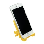 Подставка для телефона LuazON, складная, регулируемая высота, жёлтая - Фото 1