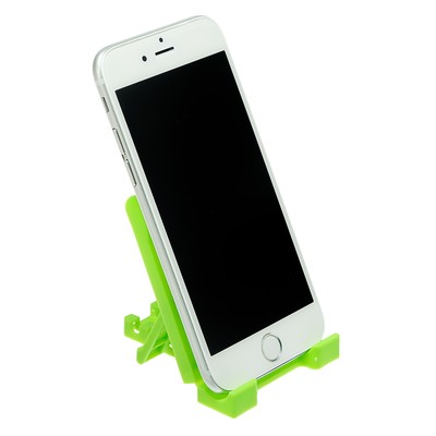 Подставка для телефона LuazON, складная, регулируемая высота, зелёная