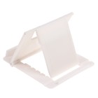 Подставка для телефона Luazon, складная, регулируемая высота, белая - Фото 8