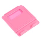 Подставка для телефона LuazON, складная, регулируемая высота, розовая - Фото 4