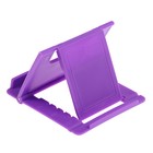 Подставка для телефона Luazon, складная, регулируемая высота, фиолетовая - Фото 6