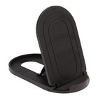 Подставка для телефона Luazon, складная, регулируемая высота, резиновая вставка, чёрная - Фото 3