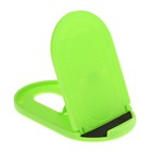 Подставка для телефона Luazon, складная, регулируемая высота, резиновая вставка, зелёная - Фото 3