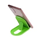 Подставка для телефона Luazon, складная, регулируемая высота, резиновая вставка, зелёная - Фото 5