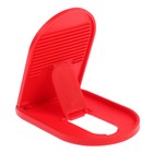 Подставка для телефона LuazON, складная, регулируемая высота, резиновая вставка, красная - Фото 2