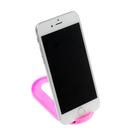 Подставка для телефона LuazON, складная, регулируемая высота, резиновая вставка, розовая - Фото 1