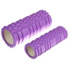 Набор массажных роликов 2 в 1 Sangh, 33х13 см и 30х9 см, цвет фиолетовый - фото 3835193