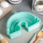 Форма силиконовая для выпечки Доляна «Радуга», 22×15 см, цвет МИКС - Фото 2