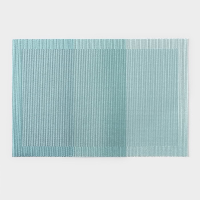 Салфетка сервировочная на стол «Тритон», 45×30 см, цвет бирюзовый - Фото 1